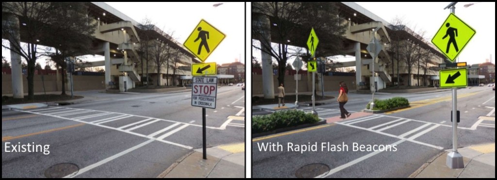 Crosswalk before-after